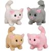 Stuffed Animal Electronic Stuffed Doll Tail Wagging Walking Interactive Cat  Boys Girl