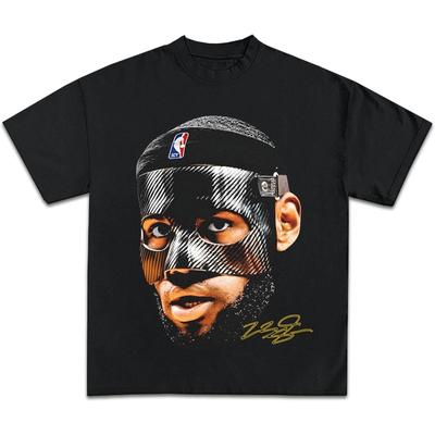Коллекция графических футболок King James _ Премиальное качество, плотные баскетбольные футболки для взрослых и детей