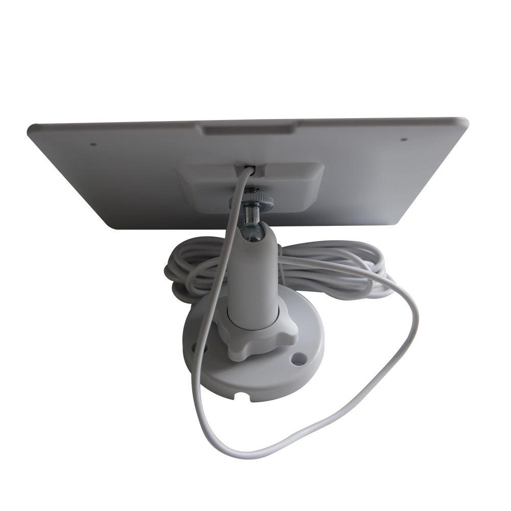 Portable 5W Solar Panel for Security Cameras - 360° Adjustable with USB C/DC Output, Compatible with Eufy Blink Reolink