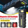 Portable Super Bright Work Clip Light 5 Lighting Modes Rechargeable Waterproof Emergency Magnetic Torch 180°Degree Rotating Head