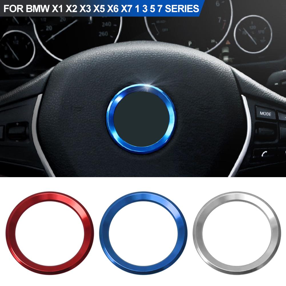 New Car Styling Decoration Ring Steering Wheel Circle Sticker For BMW M3 M5 E36 E46 E60 E90 E92 X1 F48 X3 X5 X6