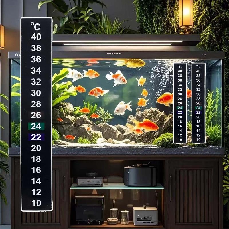 5/1 шт. Термонаклейка для аквариума LCD с датчиком температуры 10-40 ℃ Пластырь для измерения температуры воды в аквариуме Инструмент для аквариума