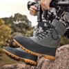 TUINANLE камуфляжные мужские ботинки, рабочая безопасная обувь, непромокаемые мужские тактические военные ботинки для пустыни, осенне-зимние армейские ботильоны спецназа, мужские