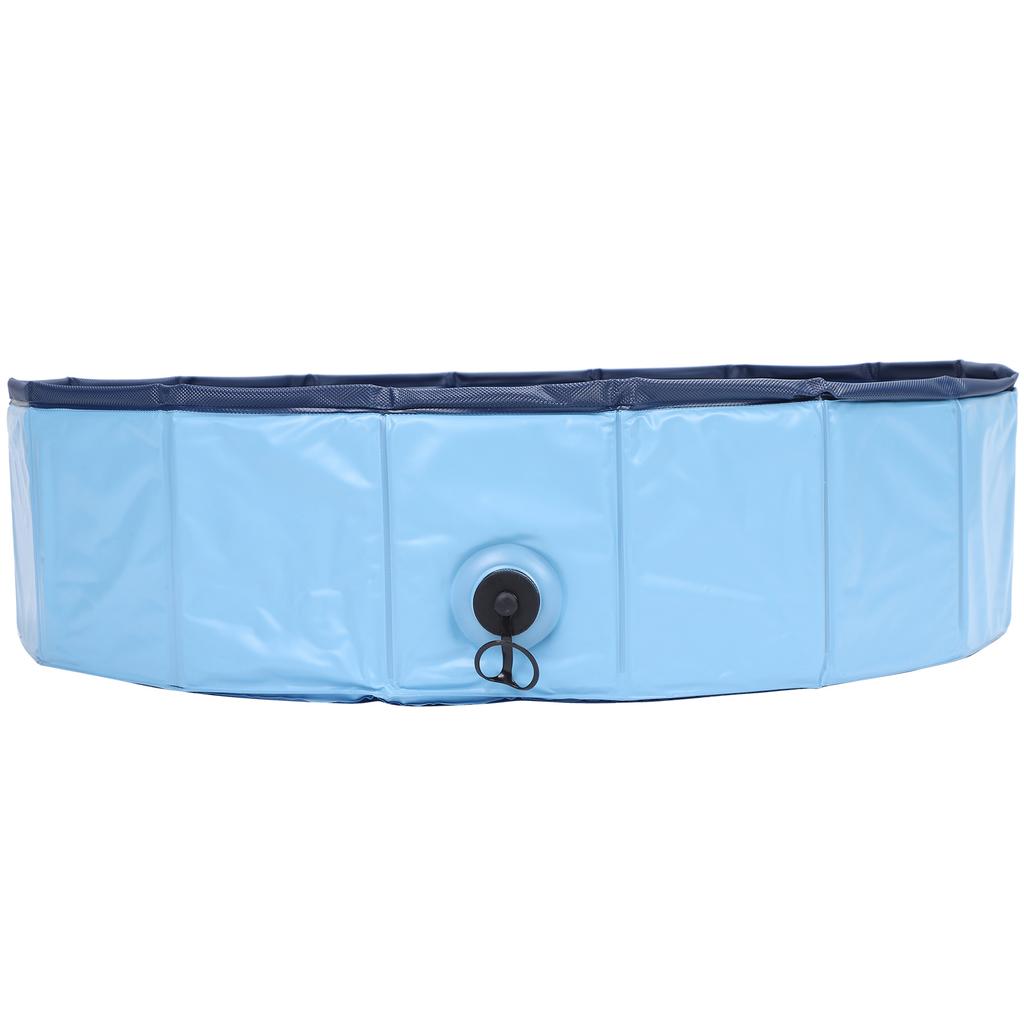 Ванна из ПВХ для домашних животных, герметичная, складная, душевая, водный бассейн, ванна для купания кошек и собак, M Blue