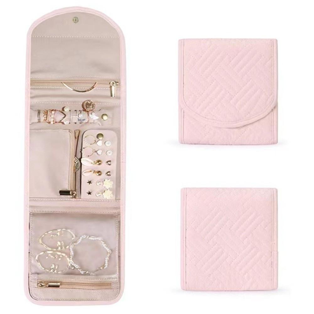 Foldable Portable Travel Jewelry Bag Necklace Journey Storage Bags  Jewelry Packing