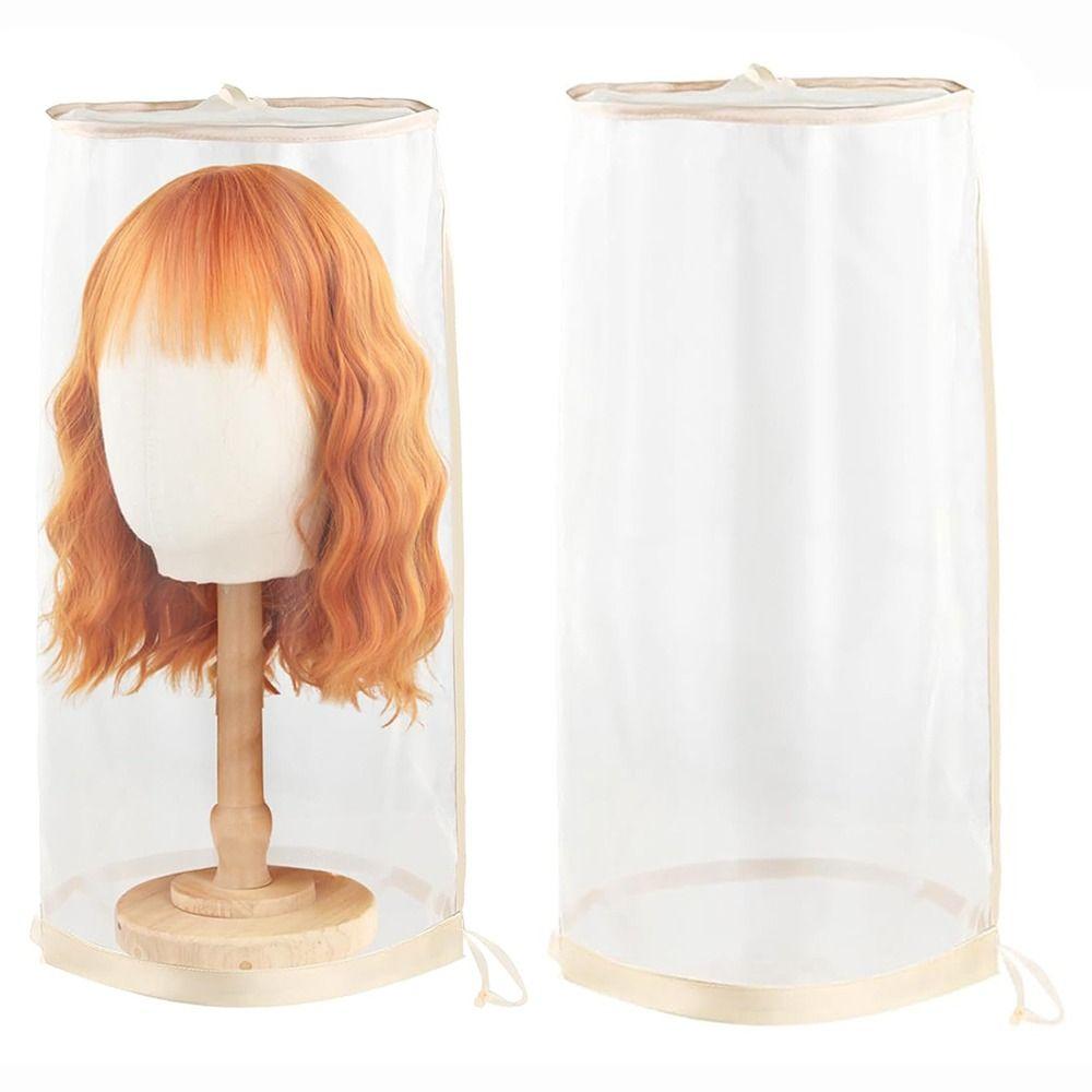 Drawstring Closure Wig Bag Adjustable Wig Dust Covers Dust Bag Wig Protection