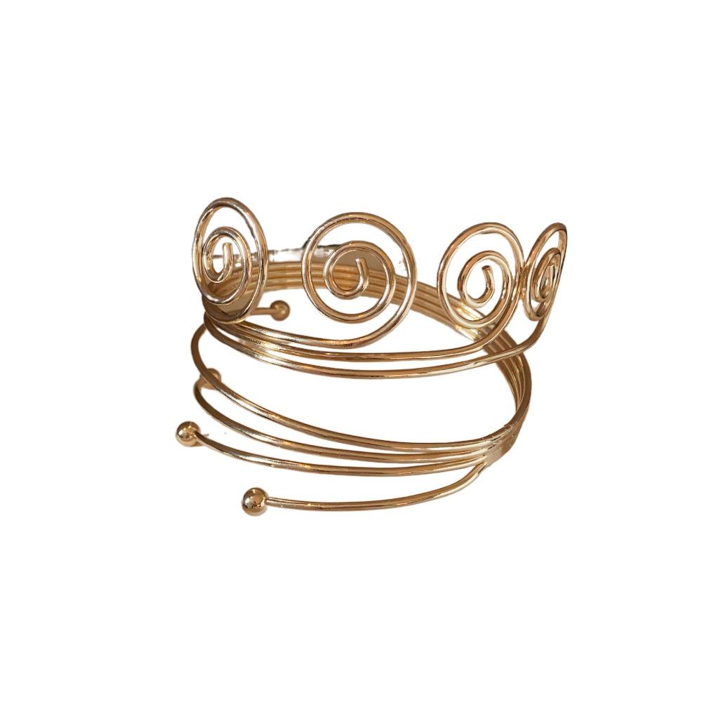 Zinc Zinc Alloy Star Armband Arm Chain Adjustable Circle Upper Arm Bracelet Arm Accessories