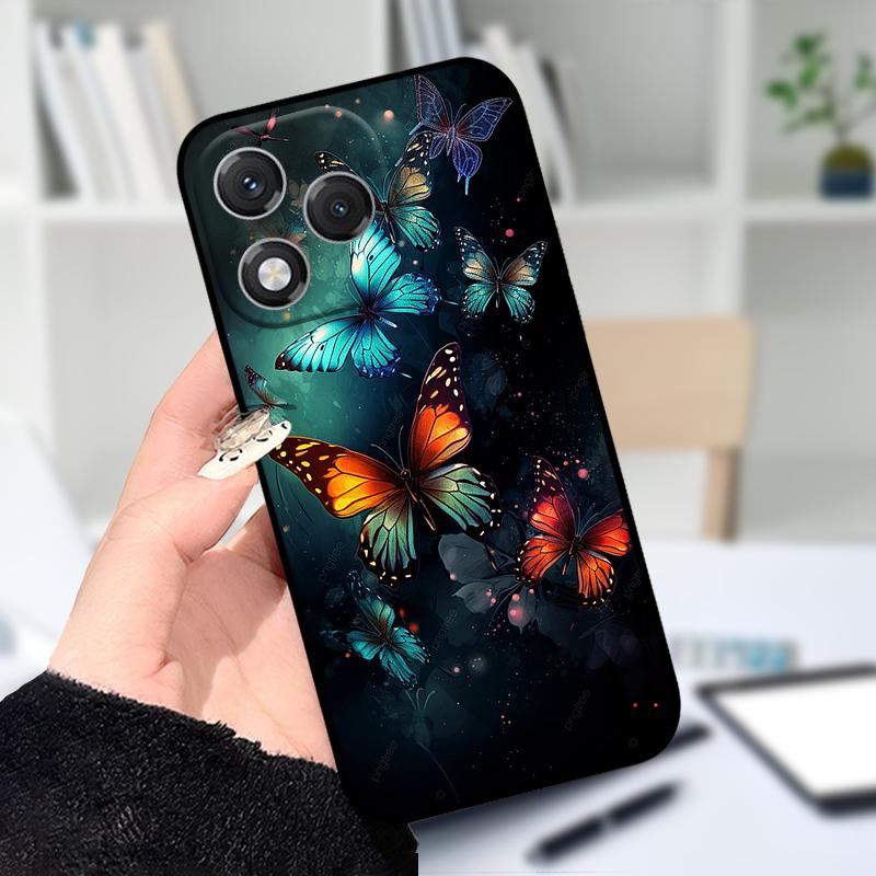 Модный окрашенный чехол Para для Honor 400 Lite 5G, мягкий чехол ABR-NX1, силиконовый TPU, защитная крышка для телефона для Honor 100 200 Pro, протектор