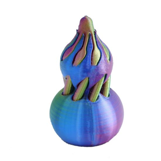 3D-печатная спиральная тыква-игрушка, невозможная сквозная спиральная тыква-конус, фигурка для снятия стресса, тревожности, мини-тыква, игрушка-фиджет, украшение для рабочего стола