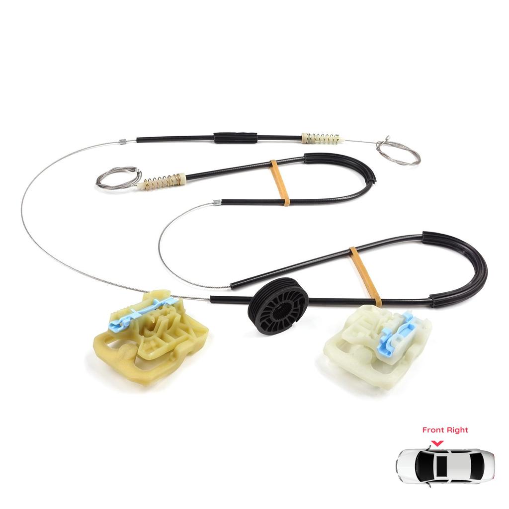 BWR5561 Window Regulator Repair Set Front Right Door for Skoda Octavia MK3 III 5E 2012-2021 4/5 Door 5E0837462