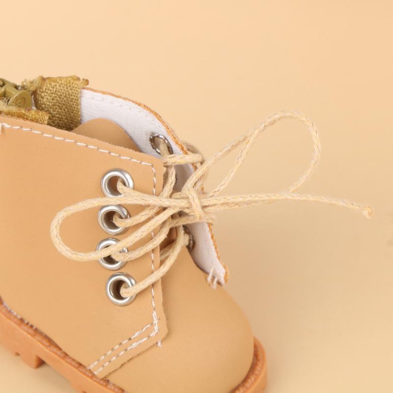 1Pair 1/6 Dolls Shoes Martin Boots Diy Mini Shoes For Doll Accessories Toys