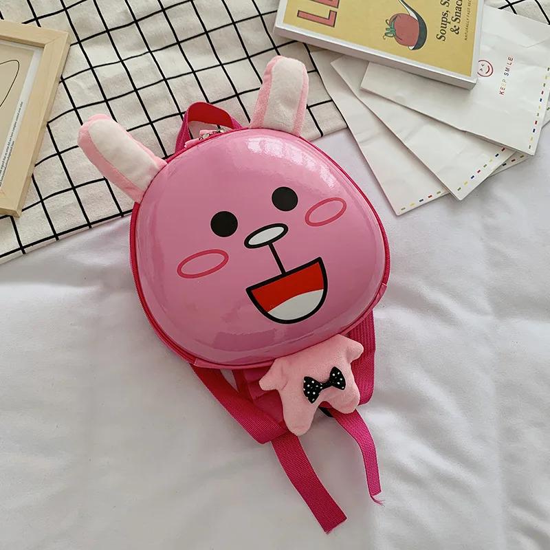 1-5years Baby Children Cartoon Animal Boy Girl Backpack Outdoor School Lower Grades Stationery Supplies Pvc Egg Shell Backpack