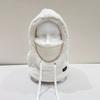 Mask Womens 1pc Winter Plush Hat With Integrated Scarf Warm Facial Cover For Cycling Skiing Outdoor Sports Facial Protection