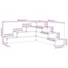 VidaXL Jardinière 4 niveaux 80,5x79x36 cm bois de pin massif 825317