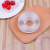 1 Set Cutters Double-sided Cookie Round Plastic Clear Texture Pastry Shaping Moulds