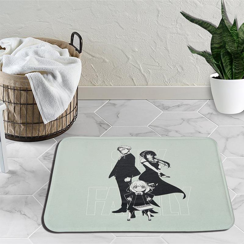 Семейный прикроватный коврик Spy X Anya Forger, дверной ковер Loid Yor Forger, мультяшный напольный коврик для гостиной, тапис, украшение, гобелен