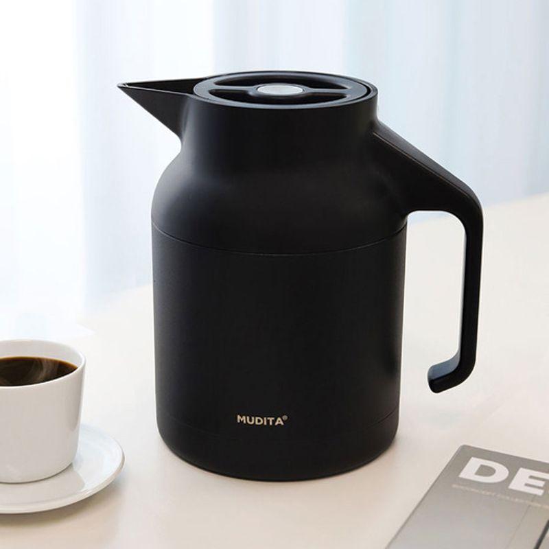 Reborn. J MUDITA 304 Stainless Steel Insulated Kettle 1.5L Large Capacity Thermos Bottle