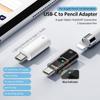 HdoorLink USB C To Apple Pencil Adapter Supports Pairing and Charging of Apple Pencil 1st and iPad 10th Type-C Apple Pencil Charger Connector