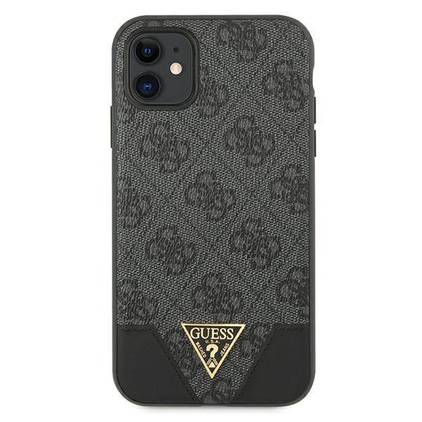 Guess Guhcn61Pu4Ghbk Iphone 11 6,1 / Xrszary/Grey Hardcase 4G Triangle Collection