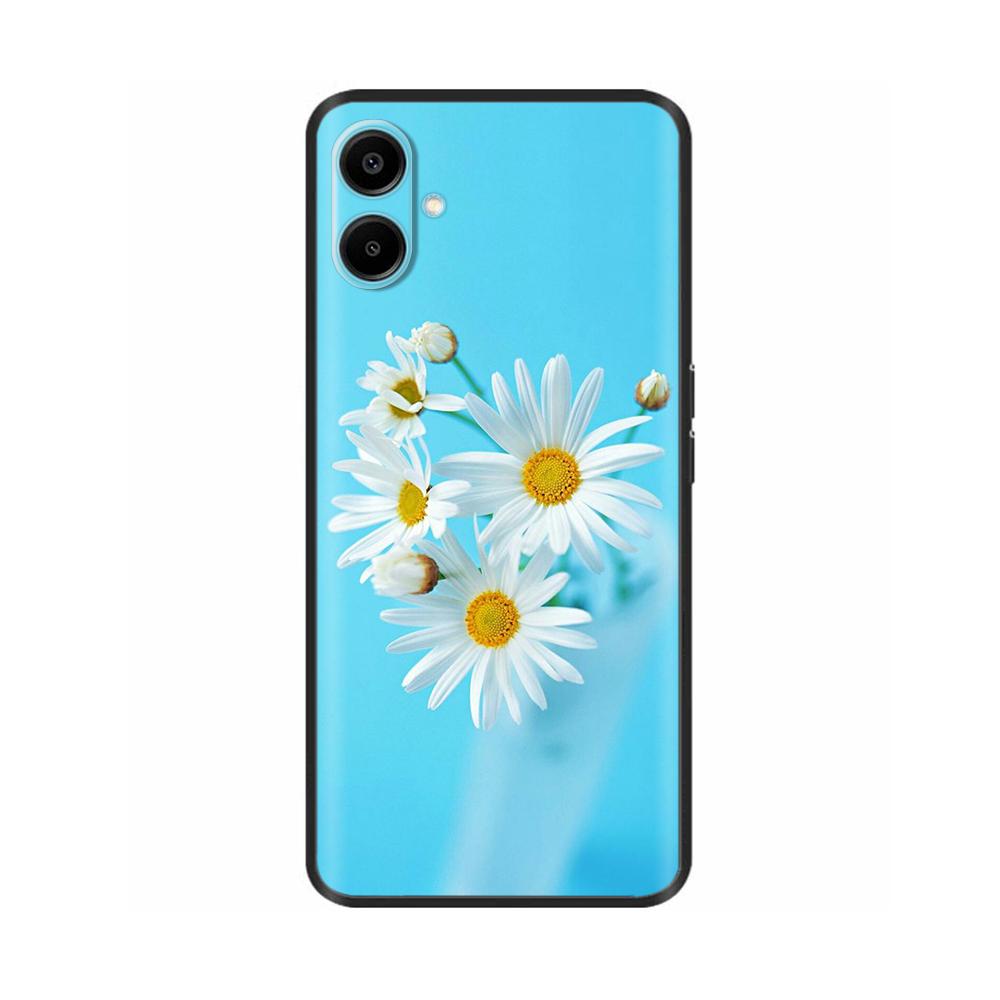 Для Samsung Galaxy A06 Чехол Роскошный Черный Силиконовый Окрашенный Для Samsung Galaxy A06 SM-A065F Чехлы Бампер ТПУ Защитная Крышка для Телефона