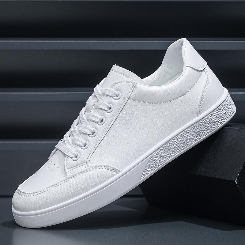 Мужская обувь Street Board Shoes Men Korean Version of The Student Men's White Shoes, Fashion Casual Shoes Tide Shoes