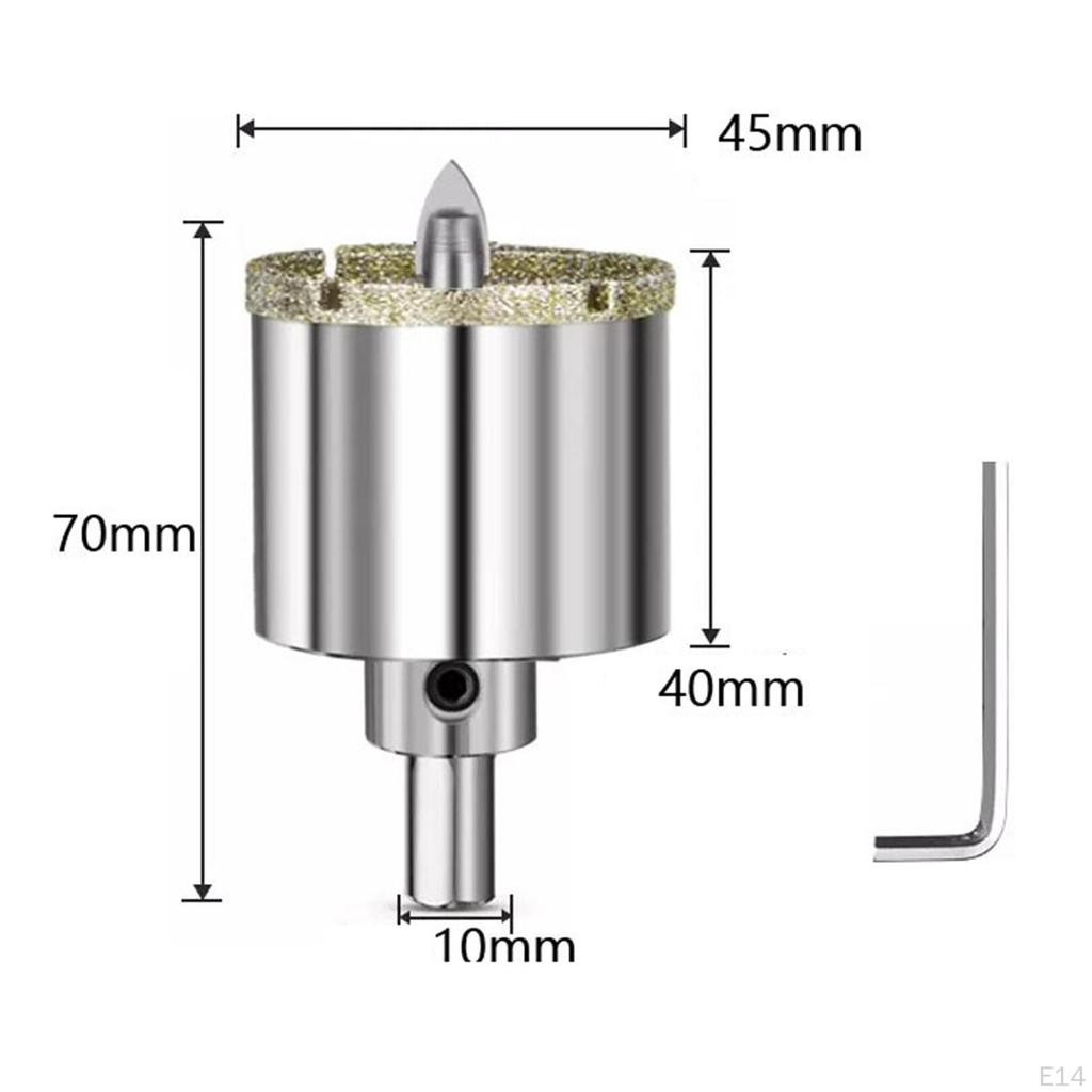 Brazed Diamond Hole Opener with Center Drill Bit ,Smooth Cutting, Tools, Sturdy, Glass