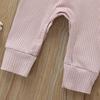 Newborn Infant Toddler Baby Boy Girls Long Sleeve Romper Knitting Jumpsuit Clothes Outfits Warm Plain Winter