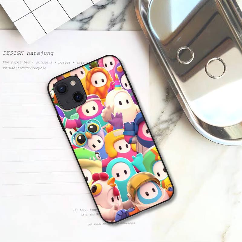 Милый чехол для телефона F-Fall Game Guys для iPhone 11 12 Mini 13 14 Pro XS Max X 8 7 6s Plus 5 SE XR Shell