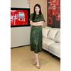 New Spring Cheongsam: Plus Size, Stand Collar, Slimming Dress for Women