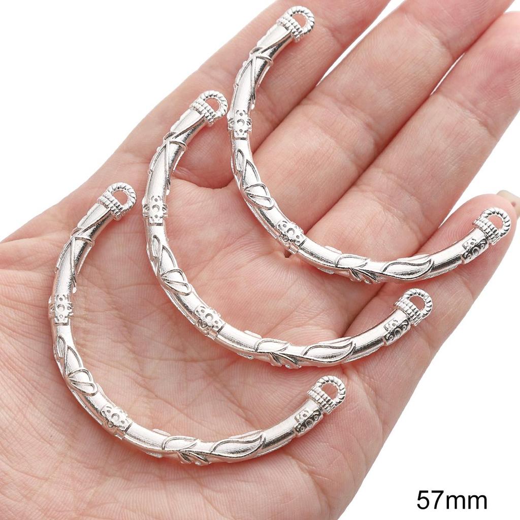 Шармы из сплава в китайском стиле серебристого тона для изготовления украшений своими руками