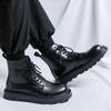 Ботинки Мартин мужские в британском стиле новые универсальные кожаные ботинки на высокой платформе средней высоты, рабочие ботинки 22727-R