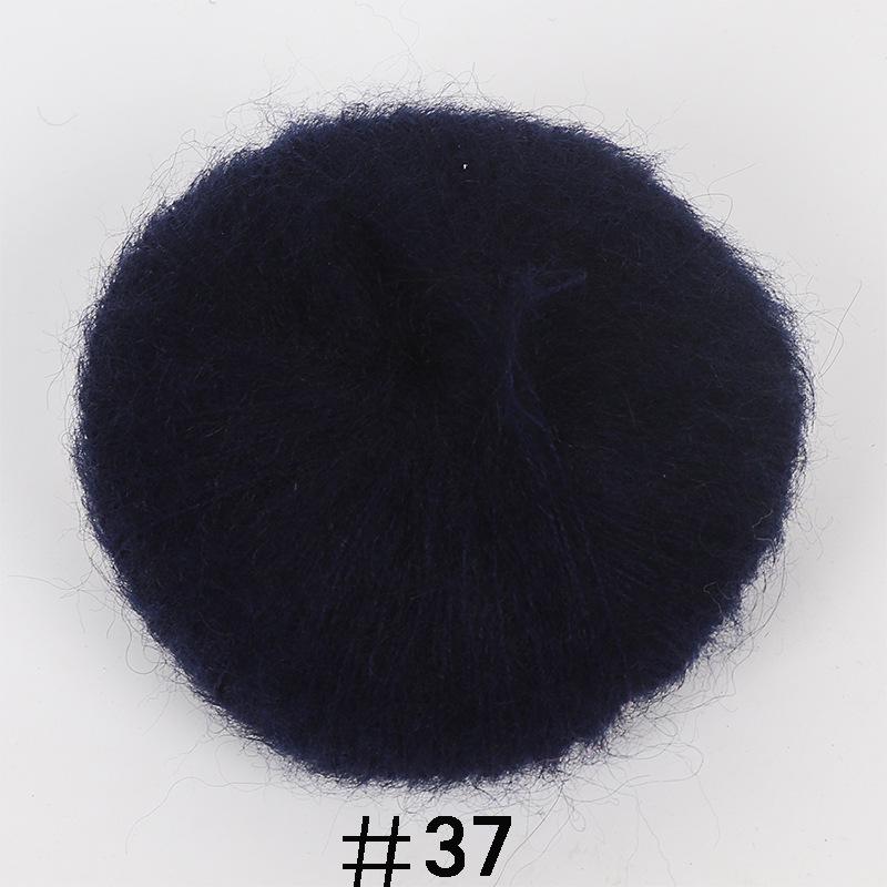 1 шт. вязание крючком хлопчатобумажная шерстяная мягкая пряжа свитер тканая нить сплошная 25 г