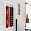 Coffee Capsules Storage Rack Strong Load-bearing Self-Adhesive Easy Installation Wall-Mounted Coffee Pods Holder