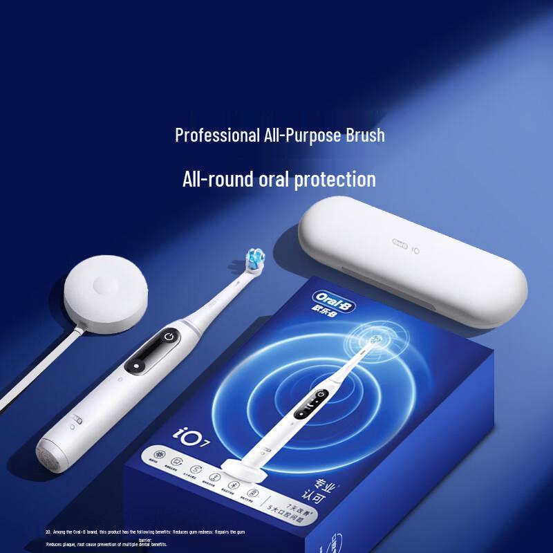 Oral-B Умная электрическая зубная щетка серии IO 7, штекер CN (адаптер в комплекте)