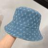 Japanese Autumn and Winter Hat Women's Retro Denim Fisherman Hat Love Face Showing Small Basin Hat Casual Versatile Bucket Hat Trendy