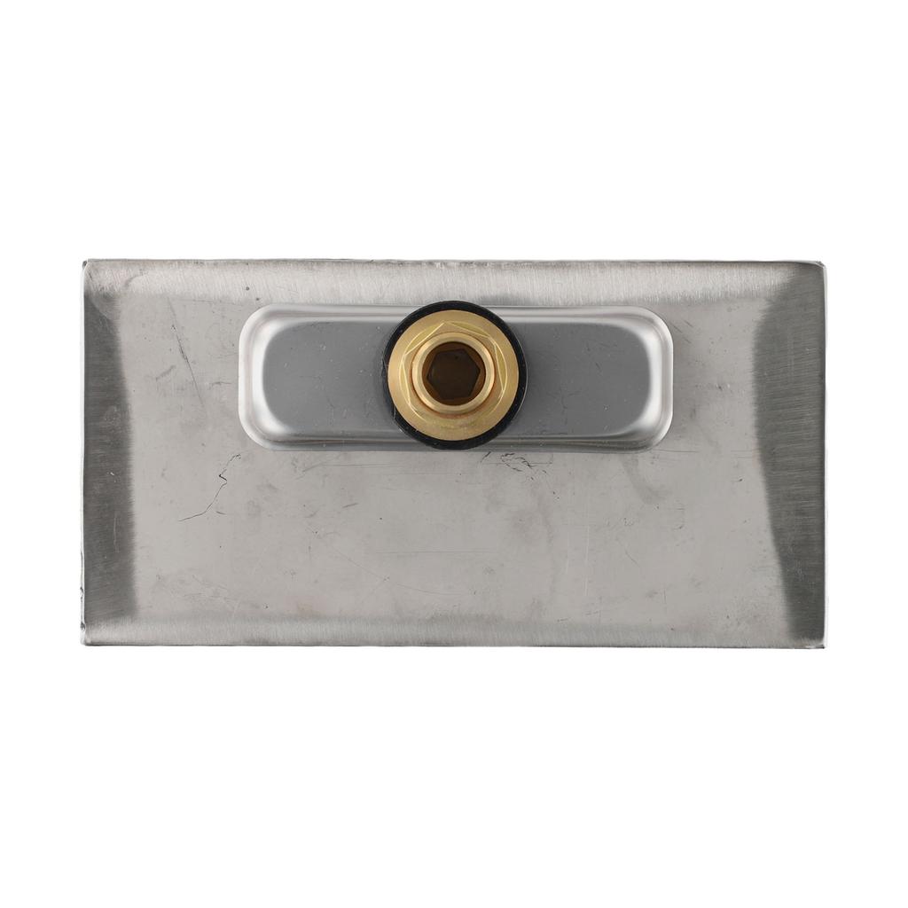 1 шт. Водопадный фонтан с разбрызгивателем, фонтан-водопад над землей, 19 см x 10 см x 5 см, СПА-бассейн из нержавеющей стали