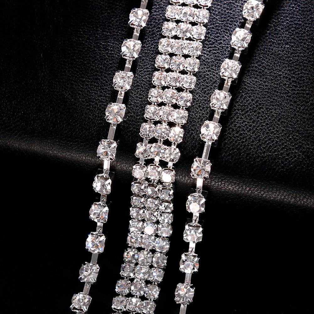 Stonefans Crystal Multilayer Chest Chain for Women High Waist Beachwear Charming Tassel Rave Outfits Bikini Body Chain Harness