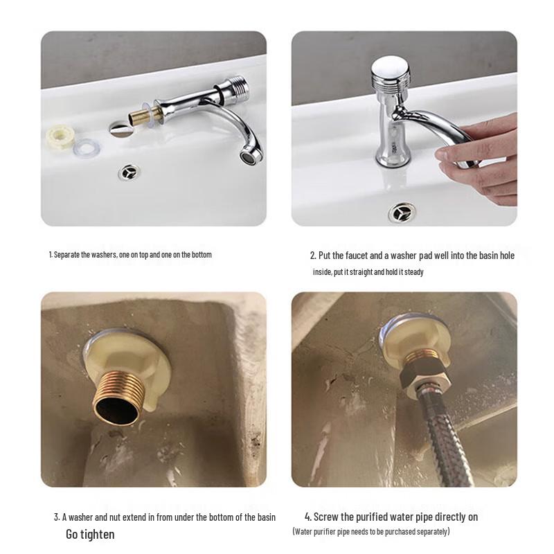 Deer Bathroom Single-Cold Basin Faucet