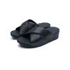 ШЛЕПКИ LULU CROSS ALL BLACK/K04-001/ЧЕРНЫЙ