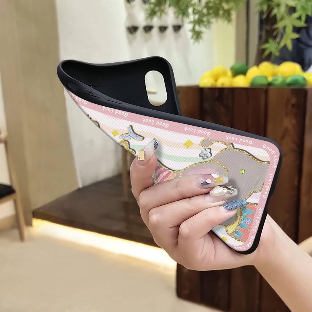 Anti-dust Silicone Phone Case For Tecno Pova/LD7 Fashion Design Cartoon Waterproof Protective Durable Back Cover Cute