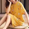 Summer Short Sleeve Night Dress Kawaii Printed Casual Pajamas Dresses