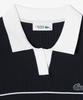 LACOSTE Женский текстурированный поло-свитер в полоску Af230E-56G 031