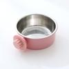 3 Colors Cat Dog Food Dispenser 2-in-1 Pet Feeding Tool Portable Pet Cage Bowl  Cat