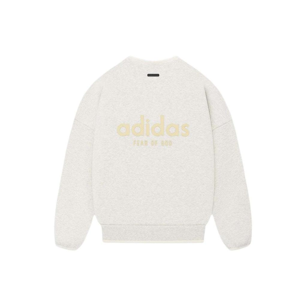 Adidas X Fear of God Athletics Crewneck Oatmeal Unisex Tops Белый IS5320
