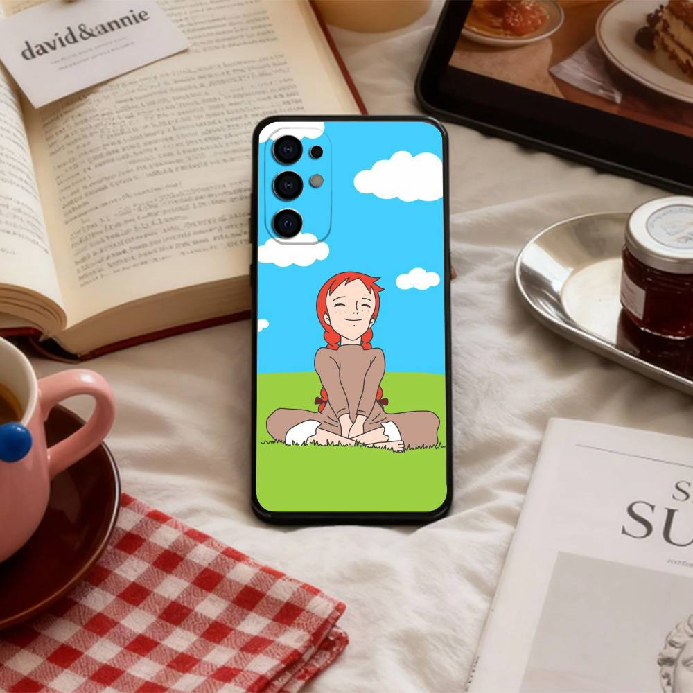 Энн из Зеленых Крыш Энн Ширли Чехол для Телефона Для Samsung S 25,24,23,22,30,21,10,9,Ultra,Plus,Lite,FE,4,5 G Мягкий Черный Чехол