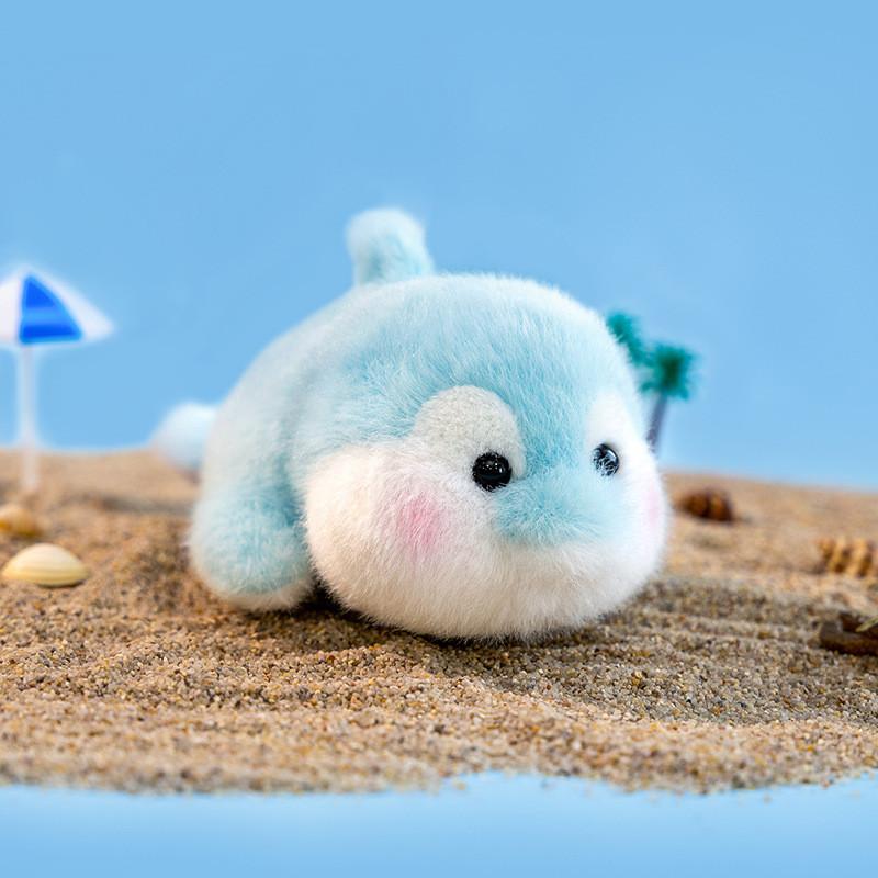 Милая мультяшная плюшевая игрушка-кукла в виде тюленя, кита, моржа для детей, подарок на день рождения