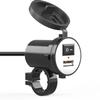 12V Quick Charge Motorcycle Handlebar USB Charger 5V-1.5A Waterproof Mobile Phone Adapter Power Supply Socket Moto Accessories