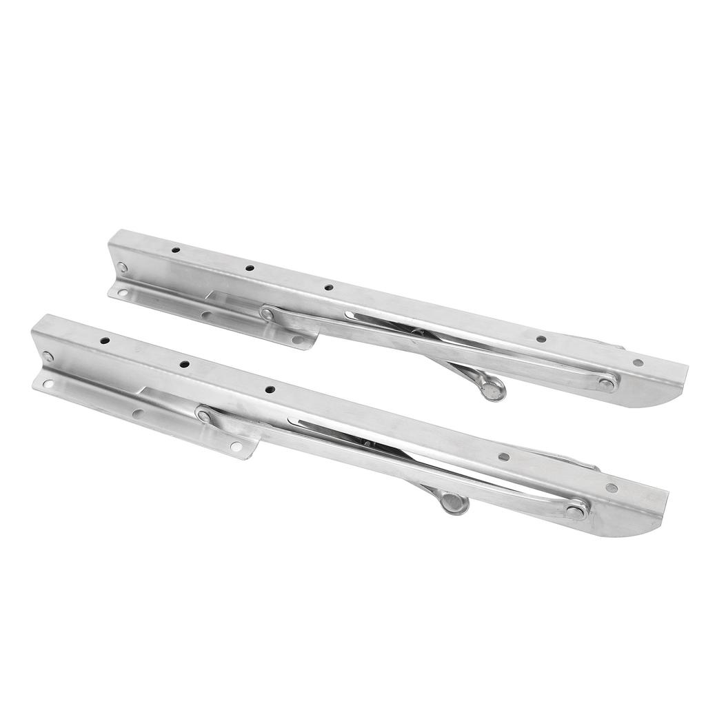 13,6 дюйма Складной стол-скамья Настенная полка Сверхпрочная нержавеющая сталь Настенный стол Кронштейн-опора для лодки, яхты, автодома