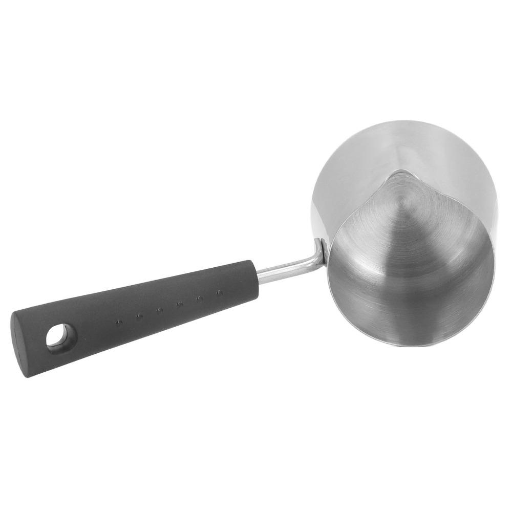 Stainless Steel Coffee Warmer Mini Size Melting Pot Barista Tools Milk Warmer Lattes Preparation