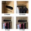 Space Saving Underwear Storage Hanger Pull-out Clothes Drying Rack Wardrobe Organizer  Bathroom